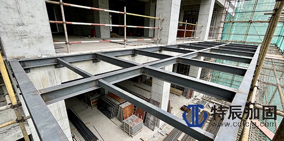 房屋改造——新增结构体系施工现场照片2