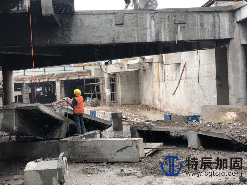 建筑拆除绳锯切割