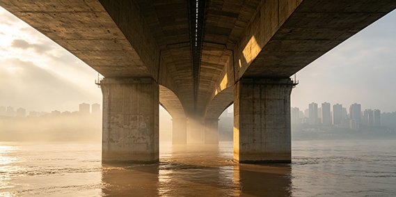 重庆桥梁温度裂缝成因深度解析与碳纤维加固技术应用指南施工现场实景