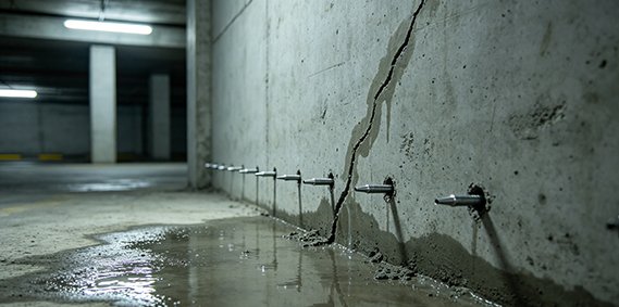 重庆特辰建筑加固高压化学灌浆堵漏施工相关内容生成