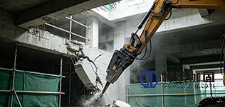 拆除工程——液压钳静态破碎拆除