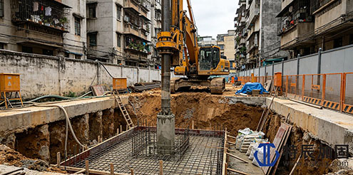 城中村公共配套设施建设配套结构工程施工现场实景